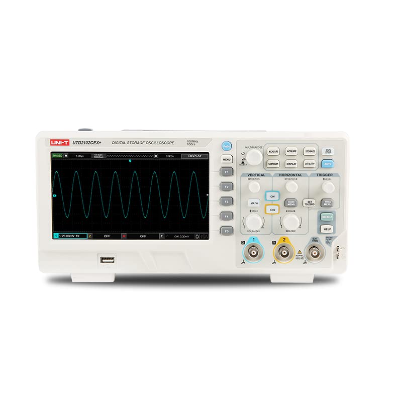 Digital Storage Oscilloscope 100Mhz - Osciloscópio Digital de Alta Precisão UTD2102CEX+
