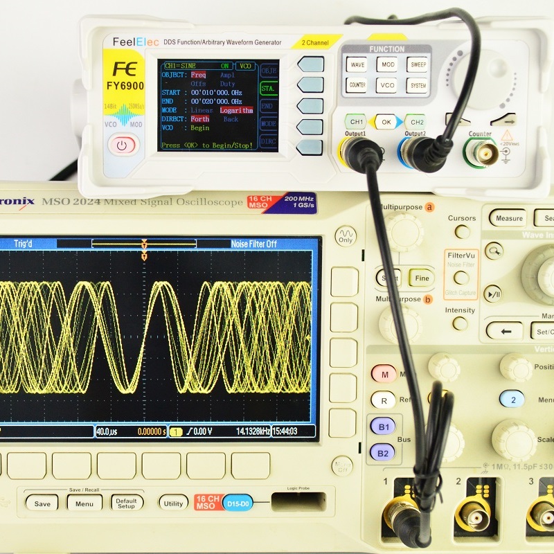Feelelec FY6900 0-60MHz Função - Function Arbitrary Waveform Generator avaliação e preço
