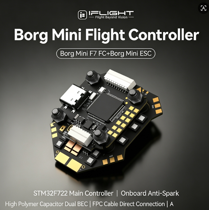 Controlador de Voo IFlight Bor - Fpv Flight Controller F7 Stack 60A avaliação e preço