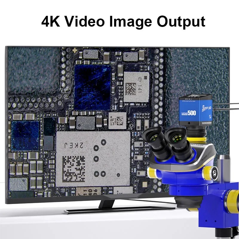 MECÂNICO-Microscópio Trinocula - Stereo Trinocular Microscope Pcb avaliação e preço
