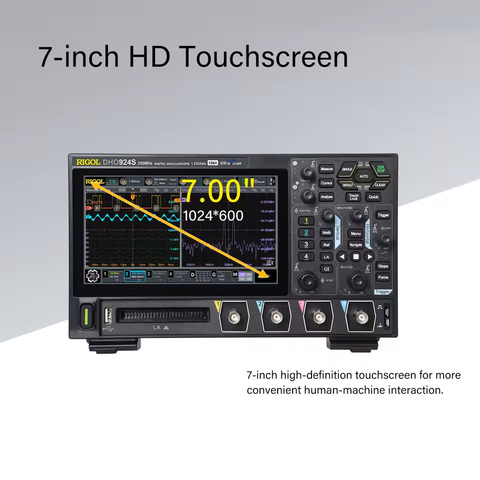 Osciloscópio série RIGOL DHO90 - Signal Generator Spectrum Analyzer avaliação e preço