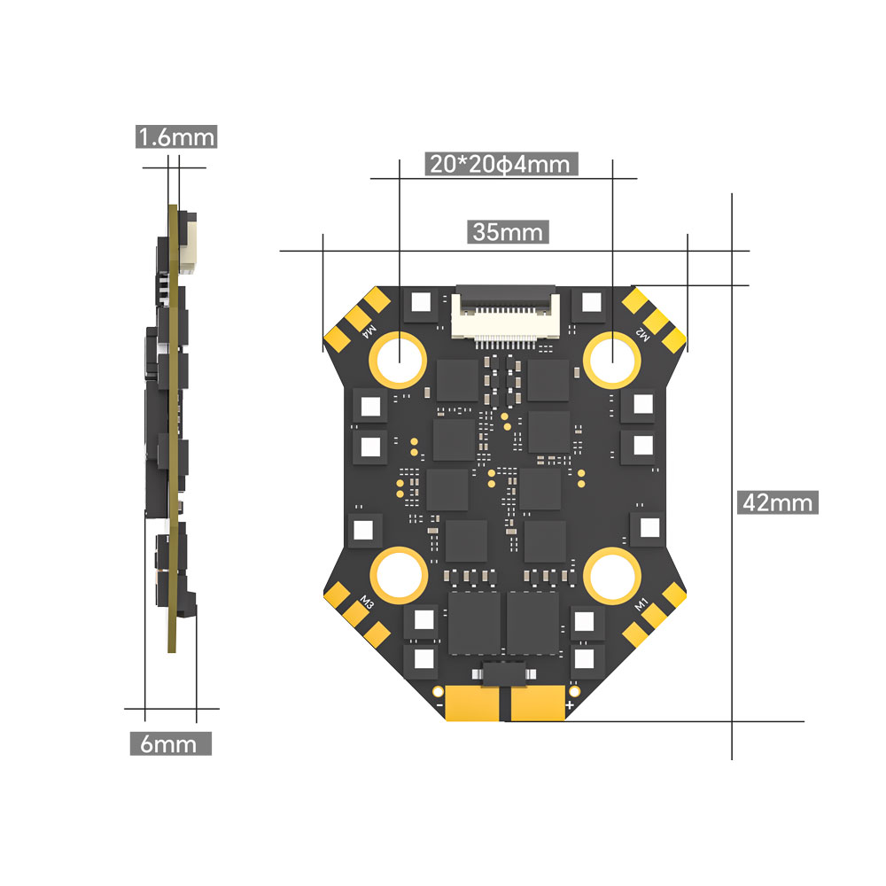 iFlight Borg F7 Mini Stack: Co - Fpv Flight Controller F7 Stack 60A avaliação e preço