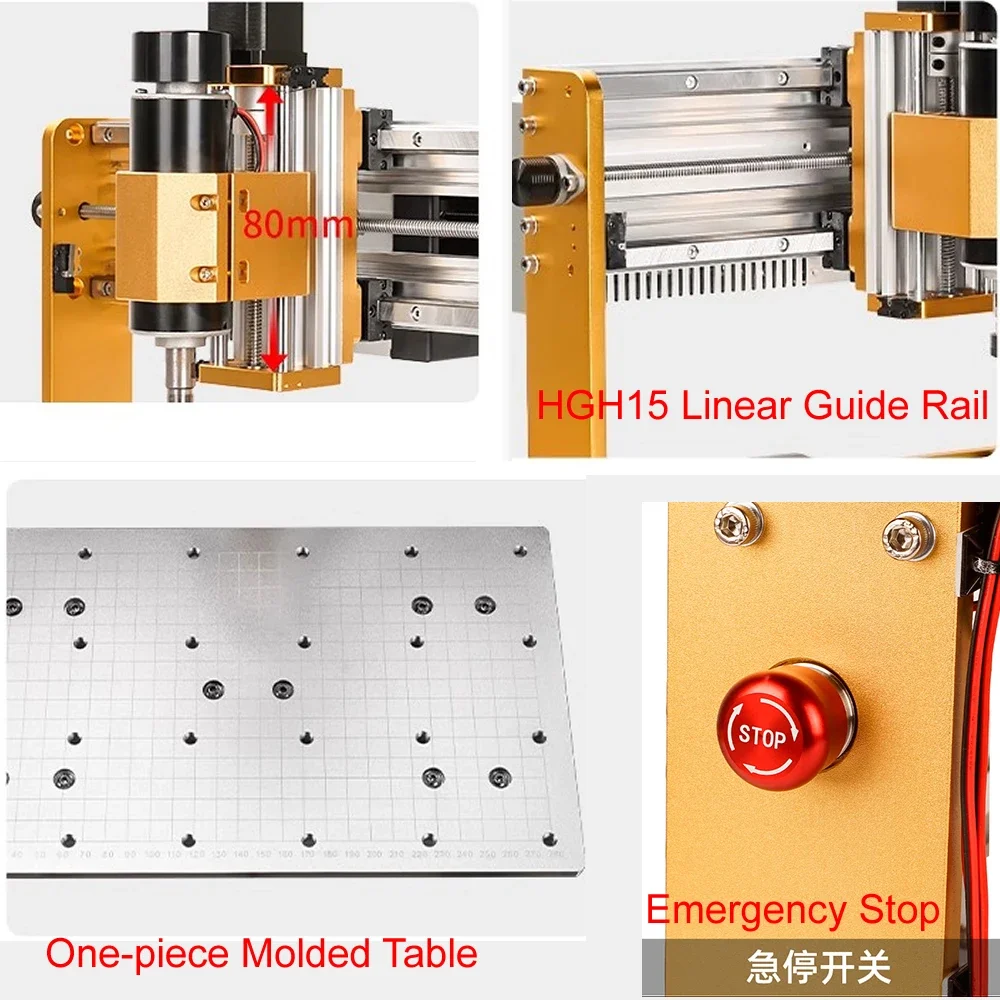 Mini Router CNC de Alumínio Of - Mini Laser Engraver Cnc Router avaliação e preço