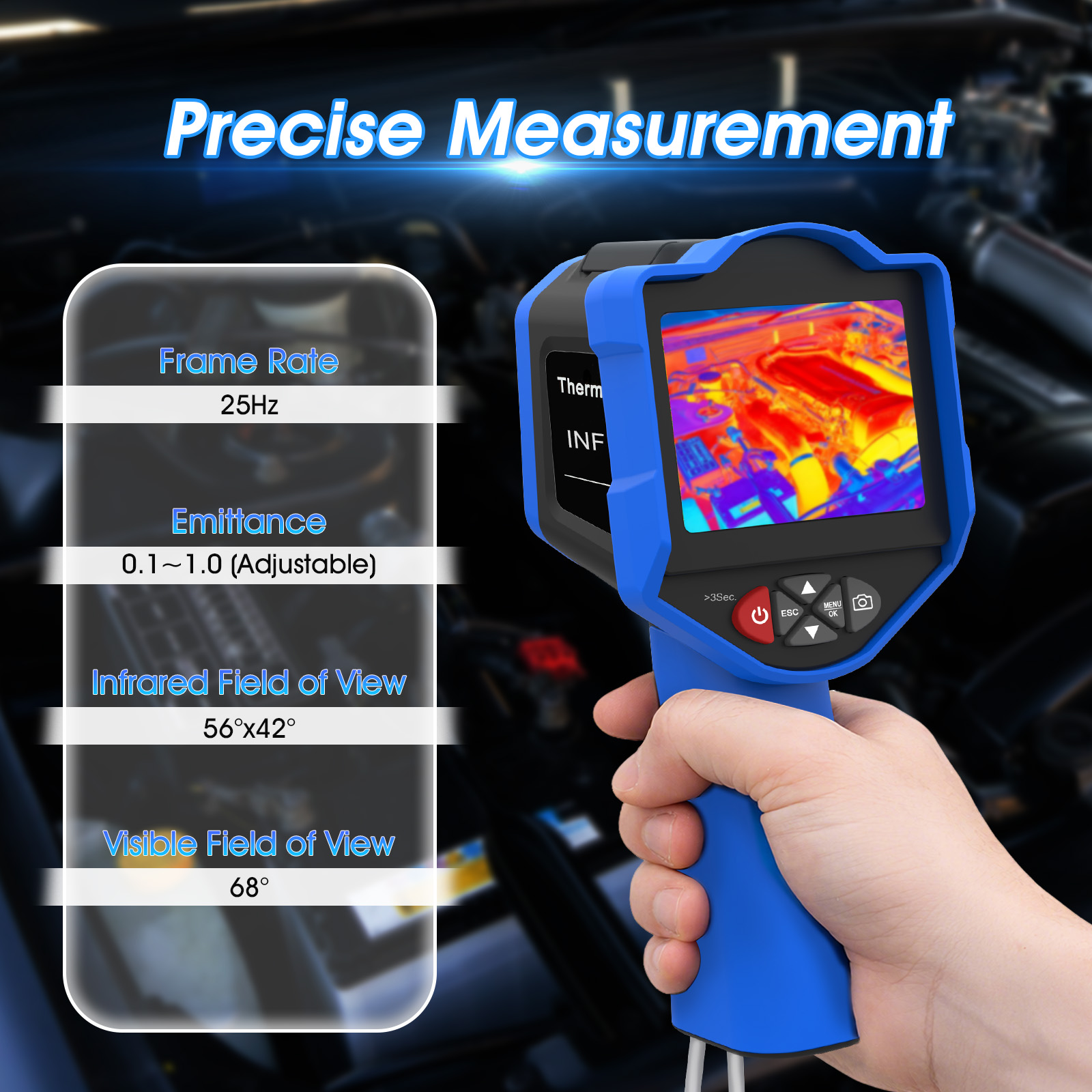 Câmera Termográfica HoldPeak 2 - Thermal Imaging Camera Pcb Repair avaliação e preço